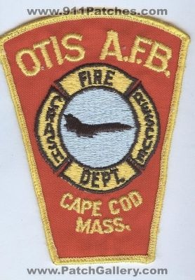 Otis Air Force Base Fire Department Crash Rescue (Massachusetts)
Thanks to Brent Kimberland for this scan.
Keywords: dept. afb usaf arff aircraft airport firefighter firefighting cfr cape cod mass.