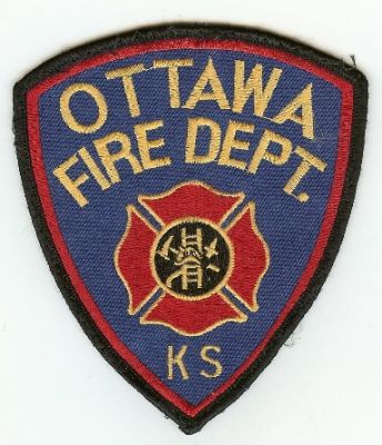 Ottawa Fire Dept
Thanks to PaulsFirePatches.com for this scan.
Keywords: kansas department