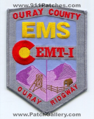 Ouray County Emergency Medical Services EMS EMT-I Patch (Colorado)
[b]Scan From: Our Collection[/b]
Keywords: co. ridgway technician intermediate emti