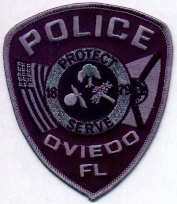 Oviedo Police
Thanks to EmblemAndPatchSales.com for this scan.
Keywords: florida