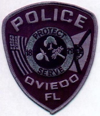 Oviedo Police
Thanks to EmblemAndPatchSales.com for this scan.
Keywords: florida