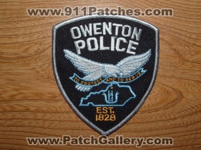 Owenton Police Department (Kentucky)
Picture By: PatchGallery.com
Keywords: dept.