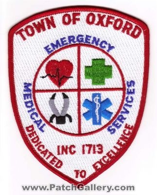 Oxford Emergency Medical Services
Thanks to Michael J Barnes for this scan.
Keywords: massachusetts ems town of