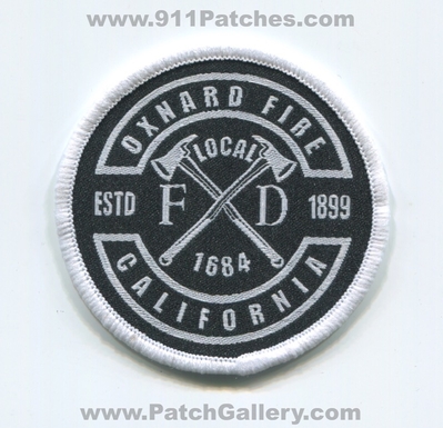 Oxnard Fire Department IAFF Local 1684 Patch (California)
Scan By: PatchGallery.com
Patch Made By
Keywords: dept. union estd 1899