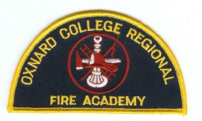 Oxnard College Regional Fire Academy
Thanks to PaulsFirePatches.com for this scan.
Keywords: california
