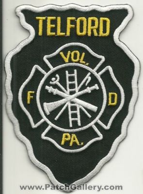 Telford Volunteer Fire Department (Pennsylvania)
Thanks to Mark Hetzel Sr. for this scan.
Keywords: vol. vfd pa.