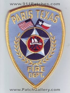 Paris Fire Department (Texas)
Thanks to Dave Slade for this scan.
Keywords: dept.