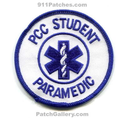 PCC Student Paramedic Patch (UNKNOWN STATE)
Scan By: PatchGallery.com
Keywords: ems ambulance