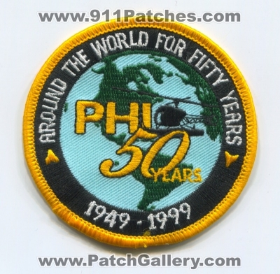 Petroleum Helicopters International Inc PHI 50 Years (Louisiana)
Scan By: PatchGallery.com
Keywords: inc. 1949-1999 around the world for fifty years