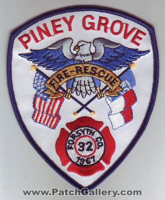 Piney Grove Fire Rescue (North Carolina)
Thanks to Dave Slade for this scan.
County: Forsyth
Keywords: 32