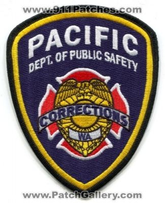 Pacific Department of Public Safety Corrections (Washington)
Scan By: PatchGallery.com
Keywords: dept. dps fire police doc