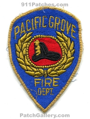 Pacific Grove Fire Department Patch (California)
Scan By: PatchGallery.com
Keywords: dept.