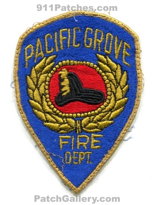 Pacific Grove Fire Department Patch (California)
Scan By: PatchGallery.com
Keywords: dept.