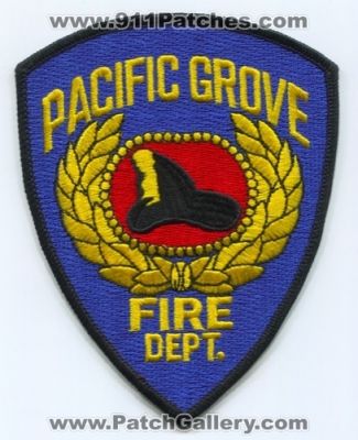 Pacific Grove Fire Department Patch (California)
Scan By: PatchGallery.com
Keywords: dept.
