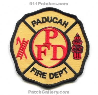 Paducah Fire Department Patch (Kentucky)
Scan By: PatchGallery.com
