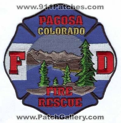 Pagosa Fire Rescue Patch (Colorado)
[b]Scan From: Our Collection[/b]
Keywords: colorado