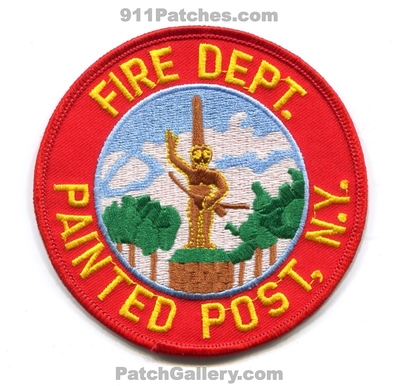 Painted Post Fire Department Patch (New York)
Scan By: PatchGallery.com
Keywords: dept. n.y.