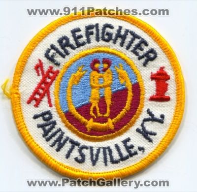 Paintsville Fire Department FireFighter (Kentucky)
Scan By: PatchGallery.com
Keywords: dept. ky.