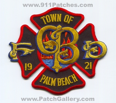 Palm Beach Fire Department Patch (Florida)
Scan By: PatchGallery.com
Keywords: town of dept. pbfd 1921