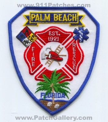 Palm Beach Fire Rescue Department Patch (Florida)
Scan By: PatchGallery.com
Keywords: dept. est. 1921