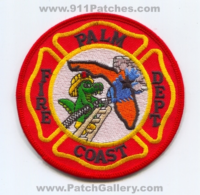 Palm Coast Fire Department Patch (Florida)
Scan By: PatchGallery.com
Keywords: dept. alligator