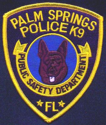 Palm Springs Police K-9
Thanks to EmblemAndPatchSales.com for this scan.
Keywords: florida public safety department dps k9