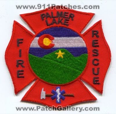 Palmer Lake Fire Rescue Department Patch (Colorado)
[b]Scan From: Our Collection[/b]
Keywords: dept.