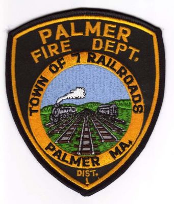 Palmer Fire Dept
Thanks to Michael J Barnes for this scan.
Keywords: massachusetts department district