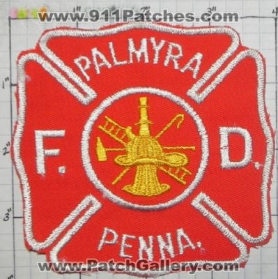 Palmyra Fire Department (Pennsylvania)
Thanks to swmpside for this picture.
Keywords: dept. f.d. fd penna.