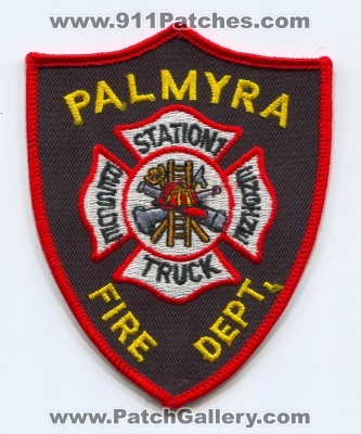 Palmyra Fire Department Station 1 (Pennsylvania)
Scan By: PatchGallery.com
Keywords: dept. engine truck rescue company co.