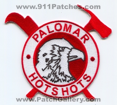 Palomar Hotshots Forest Fire Wildfire Wildland Patch (California)
Scan By: PatchGallery.com
Keywords: hot shots
