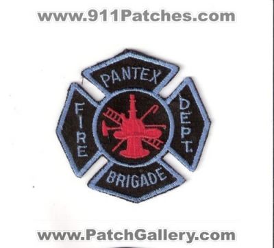 Pantex Brigade Fire Department (Texas)
Thanks to Bob Brooks for this scan.
Keywords: dept.