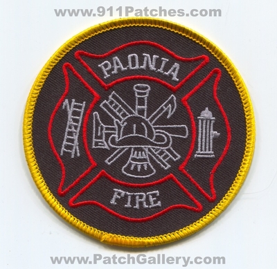 Paonia Fire Department Patch (Colorado)
[b]Scan From: Our Collection[/b]
Keywords: dept.