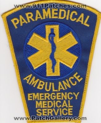 Paramedical Ambulance Emergency Medical Services (Massachusetts)
Thanks to Gary Dubinsky for this scan.
Keywords: ems