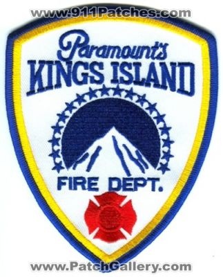 Paramounts Kings Island Amusement Waterpark Fire Department (Ohio)
Scan By: PatchGallery.com
Keywords: dept.