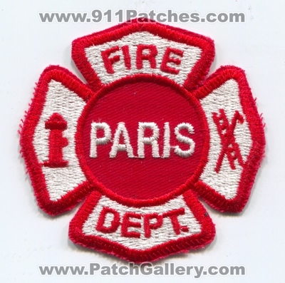 Paris Fire Department Patch (UNKNOWN STATE)
Scan By: PatchGallery.com
Keywords: dept.