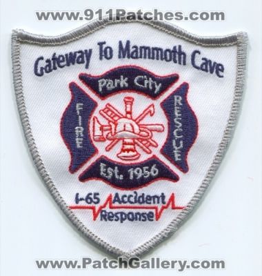 Park City Fire Rescue Department (Kentucky)
Scan By: PatchGallery.com
Keywords: dept. gateway to mammoth cave i-65 accident response