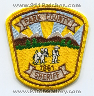 Park County Sheriffs Office Patch (Colorado)
Scan By: PatchGallery.com
Keywords: co. department dept. 1861