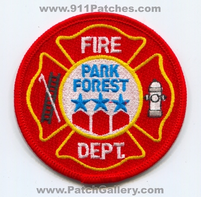 Park Forest Fire Department Patch (Illinois)
Scan By: PatchGallery.com
Keywords: dept.