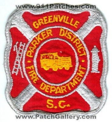 Parker District Fire Department Greenville (South Carolina)
Scan By: PatchGallery.com
Keywords: s.c. sc