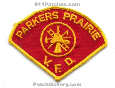 Parkers Prairie Volunteer Fire Department Patch (Minnesota)
Scan By: PatchGallery.com
Keywords: vol. dept. vfd v.f.d.