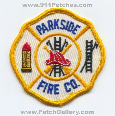 Parkside Fire Company Patch (Pennsylvania)
Scan By: PatchGallery.com
Keywords: co. department dept.