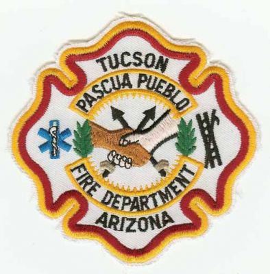 Pascua Pueblo Fire Department
Thanks to PaulsFirePatches.com for this scan.
Keywords: arizona tucson
