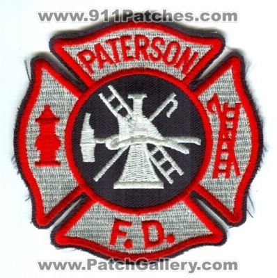 Paterson Fire Department (New Jersey)
Scan By: PatchGallery.com
Keywords: dept. f.d.