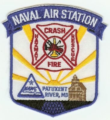 Patuxent River Naval Air Station Crash Fire Rescue
Thanks to PaulsFirePatches.com for this scan.
Keywords: maryland nas us navy cfr arff aircraft