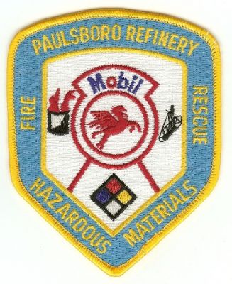 Paulsboro Refinery Fire Rescue
Thanks to PaulsFirePatches.com for this scan.
Keywords: new jersey hazardous materials hazmat haz mat mobil