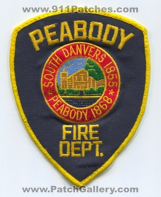Peabody Fire Department Patch (Massachusetts)
Scan By: PatchGallery.com
Keywords: dept. South Danvers 1855 Peabody 1868