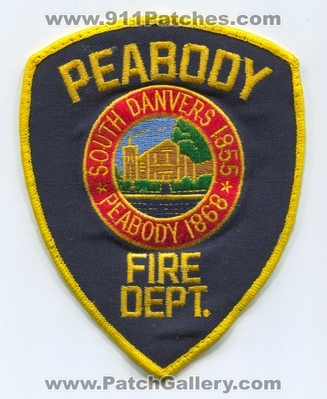 Peabody Fire Department Patch (Massachusetts)
Scan By: PatchGallery.com
Keywords: dept. South Danvers 1855 Peabody 1868