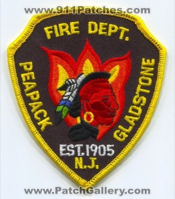 Peapack Gladstone Fire Department (New Jersey)
Scan By: PatchGallery.com
Keywords: dept. n.j. nj