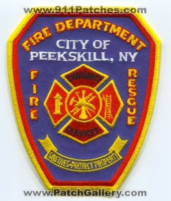 Peekskill Fire Rescue Department Patch (New York)
Scan By: PatchGallery.com
Keywords: dept. city of ny emergency services save lives protect property